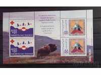 Greenland 1993 Red Cross / Scouts Block MNH