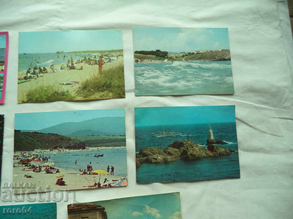 Auction AKHTOPOL - POSTCARDS - 7 PIECES Auction AKHTOPOL - POSTCARDS - 7 PIECES