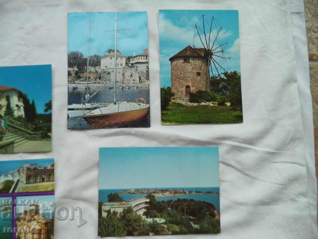 Auction NESSEBAR - POSTCARDS - 7 PIECES Auction NESSEBAR - POSTCARDS - 7 PIECES