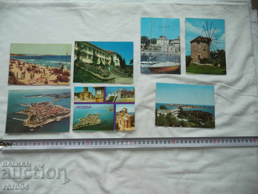 NESSEBAR - POSTCARDS - 7 PIECES - 7 NESSEBAR - POSTCARDS - 7 PIECES - 7