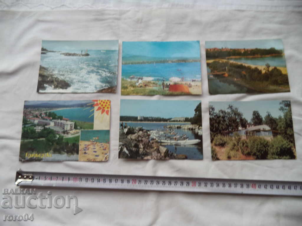 PRIMORSKO - POSTCARDS - 6 PIECES - 6 PRIMORSKO - POSTCARDS - 6 PIECES - 6