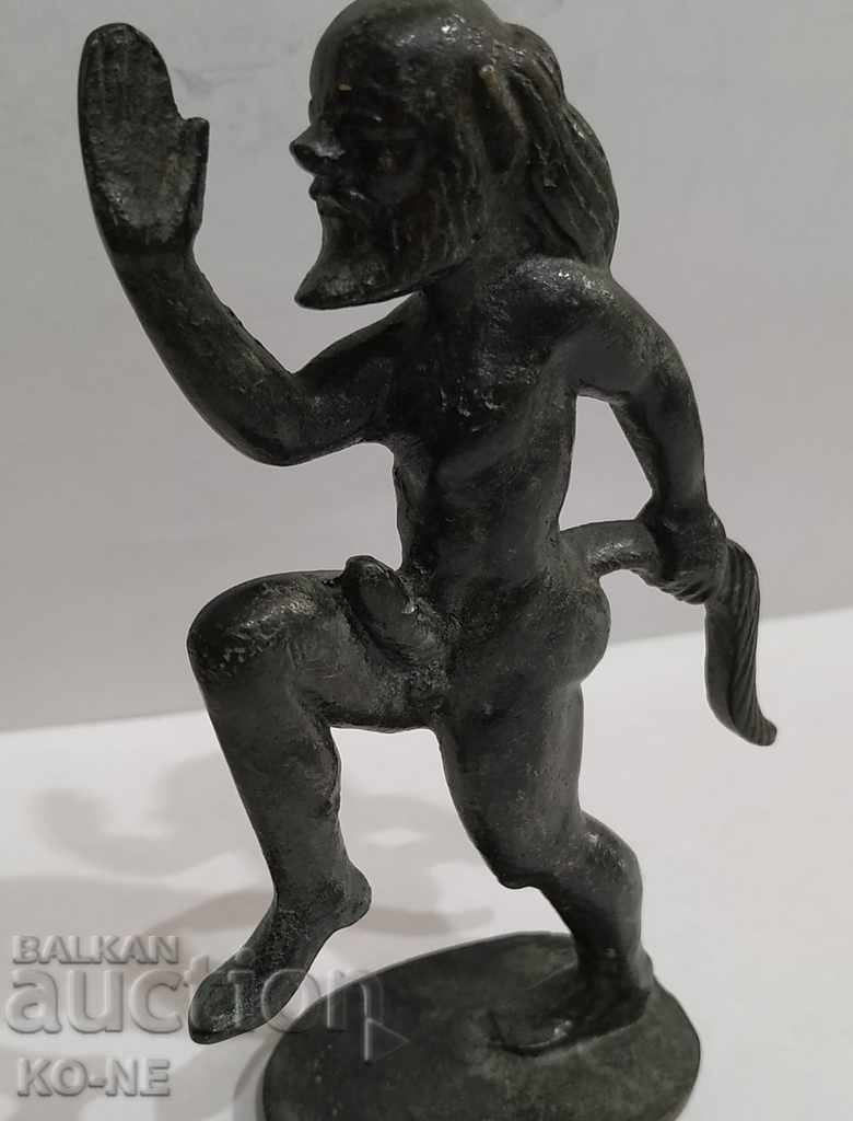 Delivery of Bronze Satyr Statuette