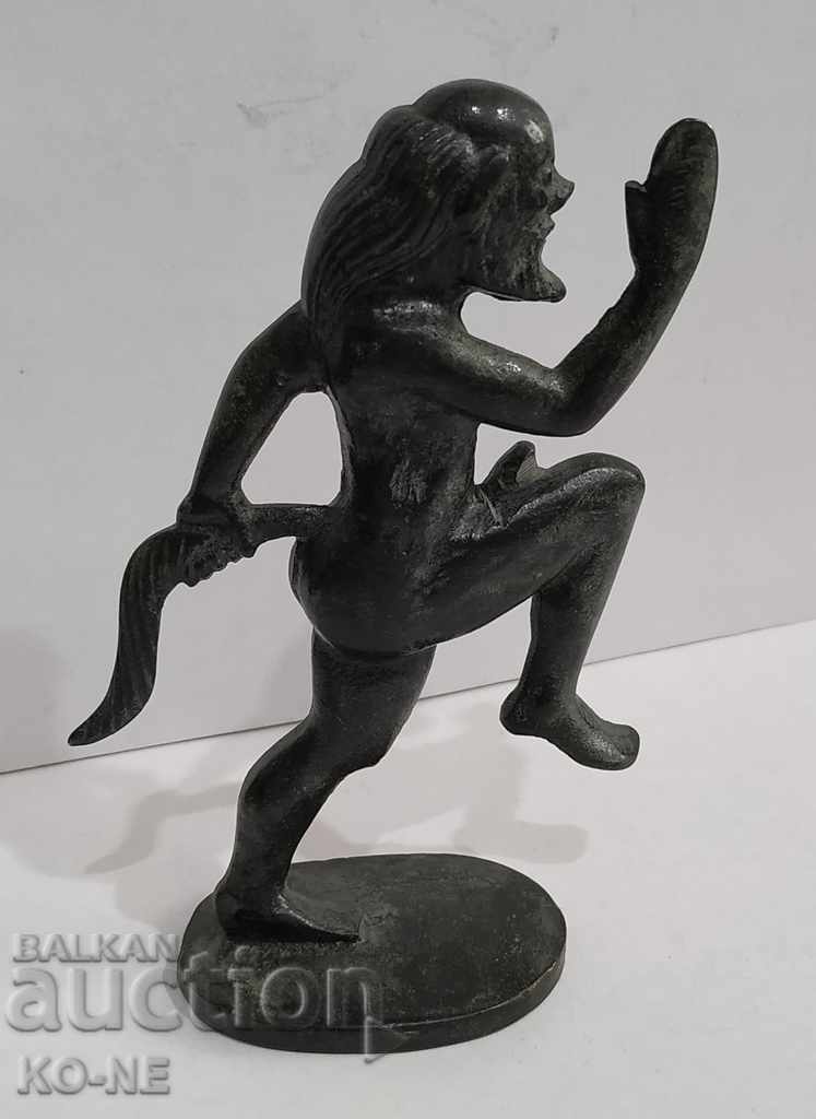 Bronze Satyr Statuette - 5