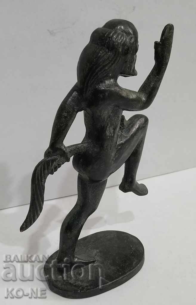 Bronze Satyr Statuette - 6