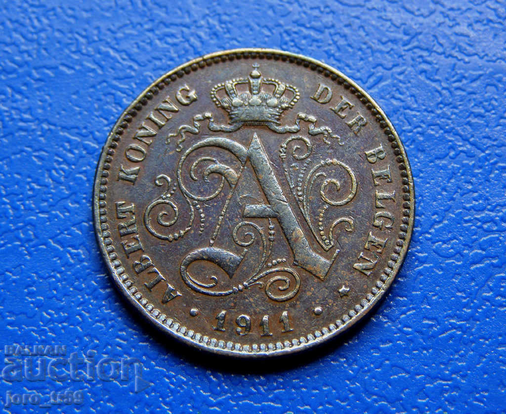 Belgium 2 centimes /2 Centimes/ 1911 - No. 2 with price 6.50 BGN | € 3.32 Belgium 2 centimes /2 Centimes/ 1911 - No. 2 with price 6.50 BGN | € 3.32