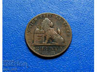 Belgia 2 centimes /2 centimes/ 1875