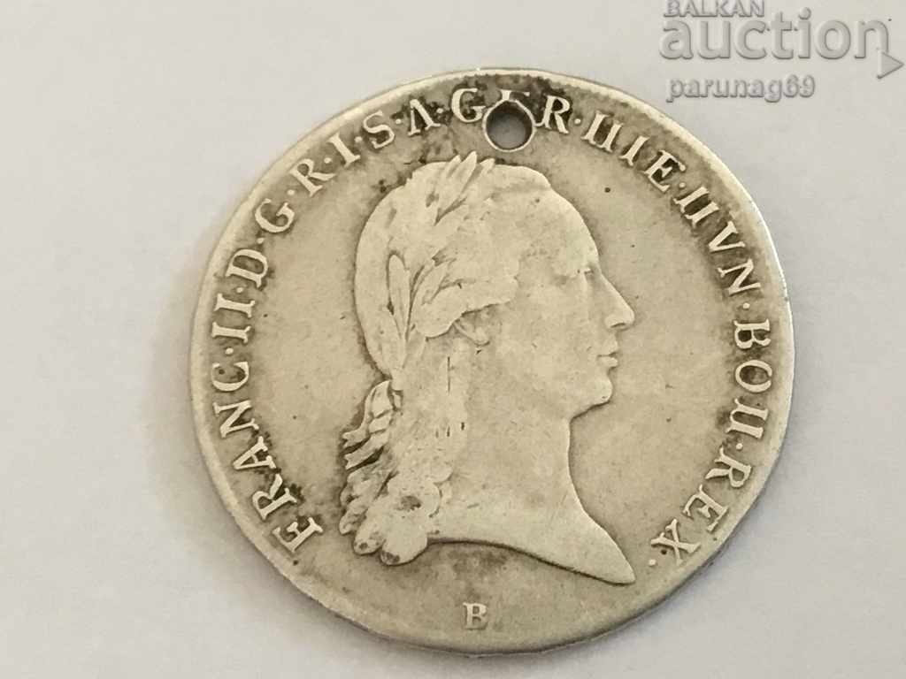 Austrian Netherlands 1/2 kronentaler 1797 Silver (L.5)