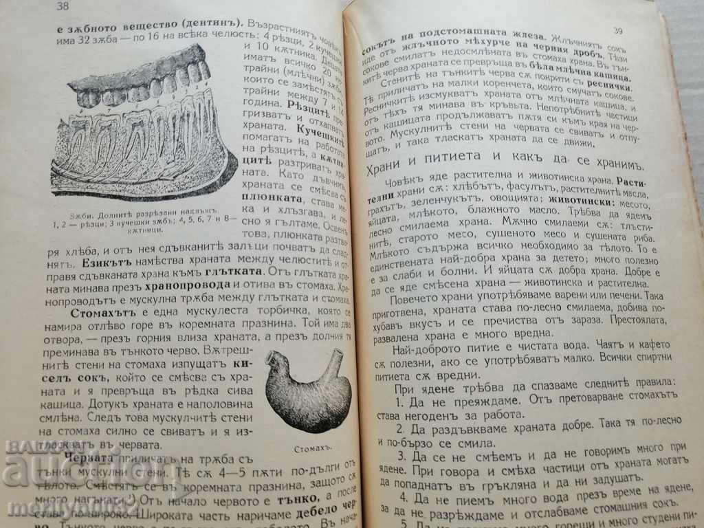 Auction  Book Textbook Natural Science Kingdom of Bulgaria