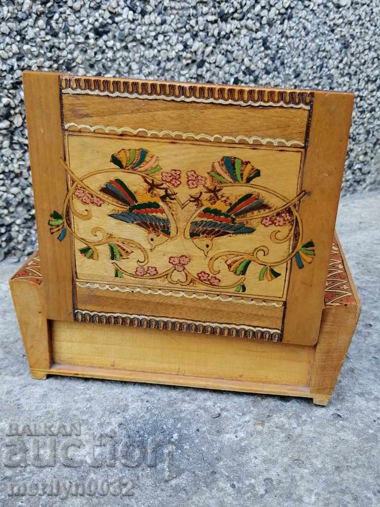 Wooden pigmented box NRB with price 49.00 BGN | € 25.05 Wooden pigmented box NRB with price 49.00 BGN | € 25.05