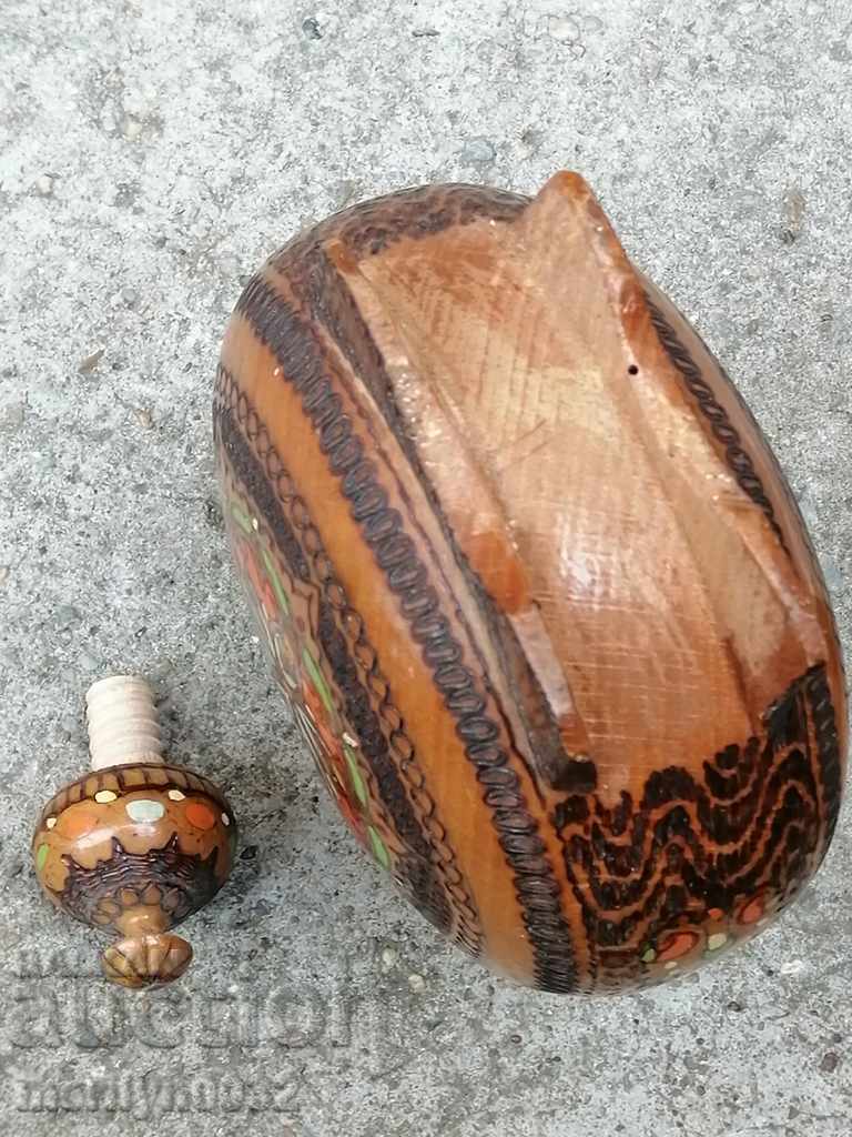 An old pyrographic vase, a bucket, a pour - 5 An old pyrographic vase, a bucket, a pour - 5