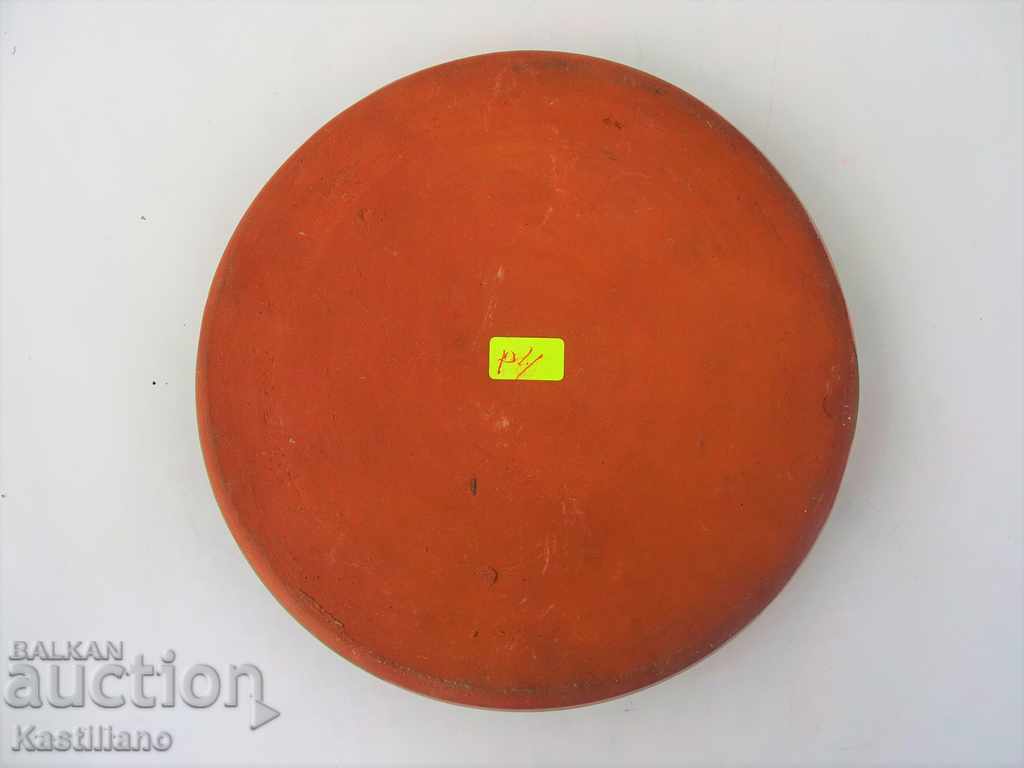 OLD PAINTED CERAMIC ASHTRAY 4 - 5 OLD PAINTED CERAMIC ASHTRAY 4 - 5