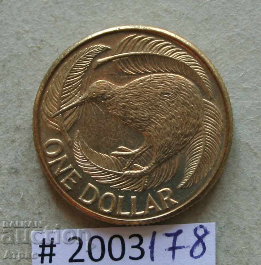 1 долар 1990 Нова Зеландия