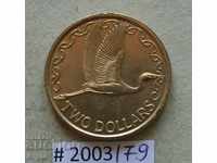 $ 2 1990 New Zealand