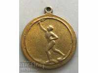 28563 Bulgaria sports medal 100m. Running I place 1946