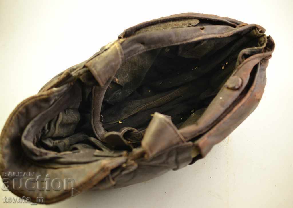 ANTIQUE LEATHER HELMET - 5