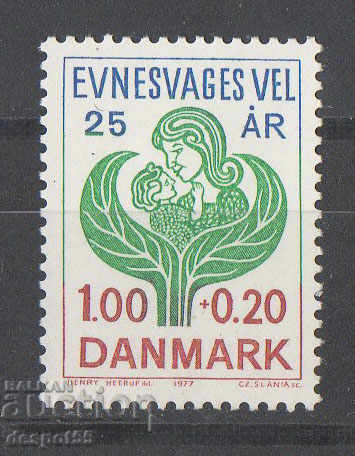 1977. Дания. 25 год. на Асоциацията на умствено увредените.