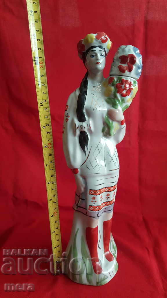 Old Ukrainian porcelain bottle of vodka with price 65.00 BGN | € 33.23 Old Ukrainian porcelain bottle of vodka with price 65.00 BGN | € 33.23