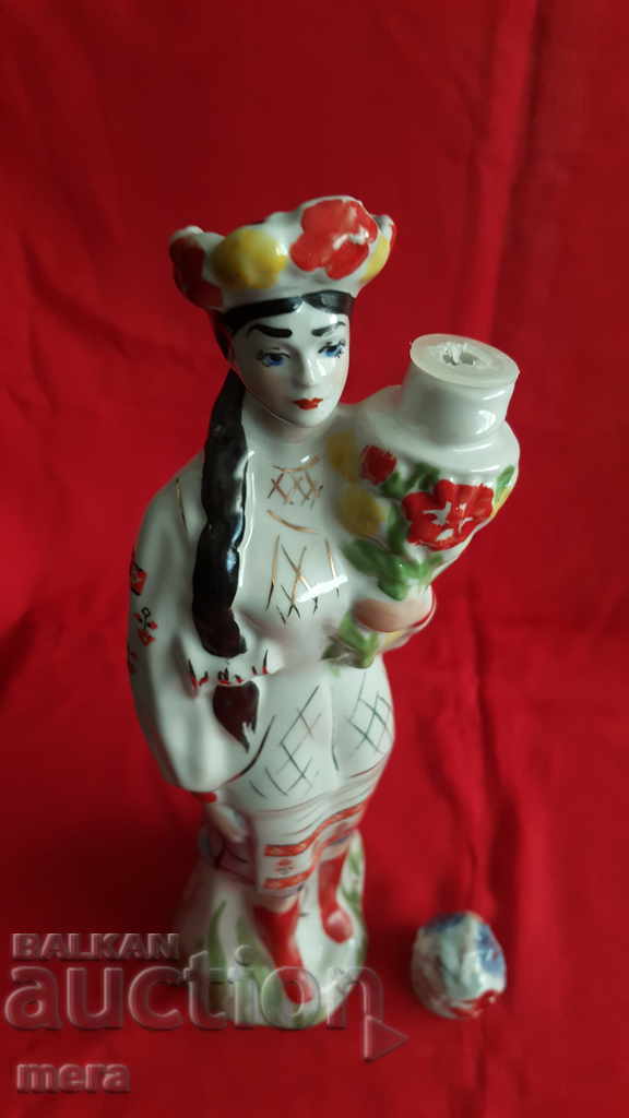 Old Ukrainian porcelain bottle of vodka - 5 Old Ukrainian porcelain bottle of vodka - 5