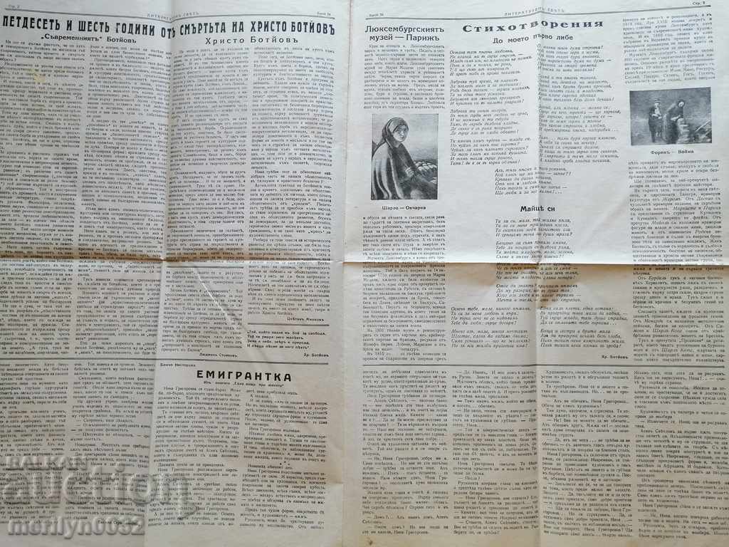 Delivery of Very rare newspaper Literary World