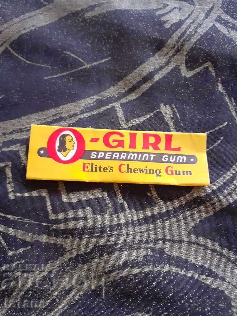 Old package of Girl gum