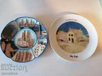 Decorative porcelain plate for wall Lot 2 pcs.