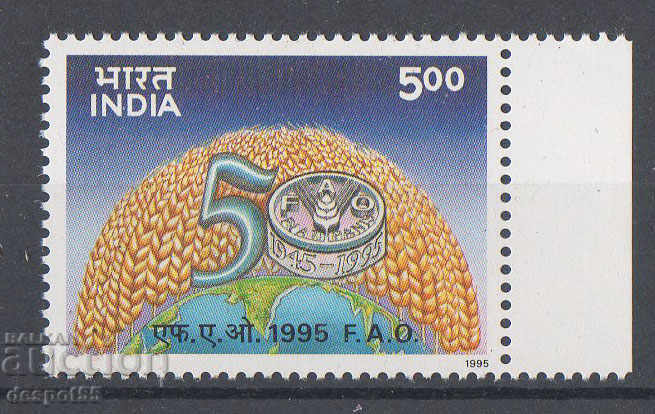 1995. India. 50 years of F.A.O.