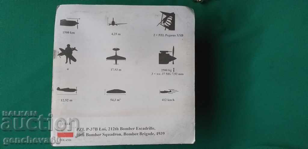 Licitație Model avion militar/Polonia