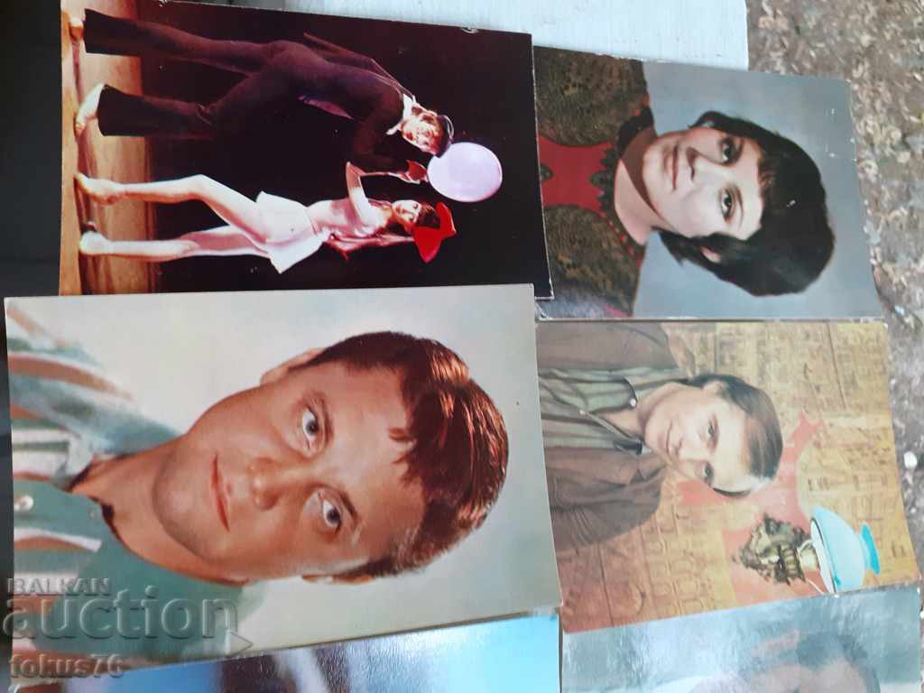 Auction LOT OF 10 OLD SOVIET CARDS Auction LOT OF 10 OLD SOVIET CARDS