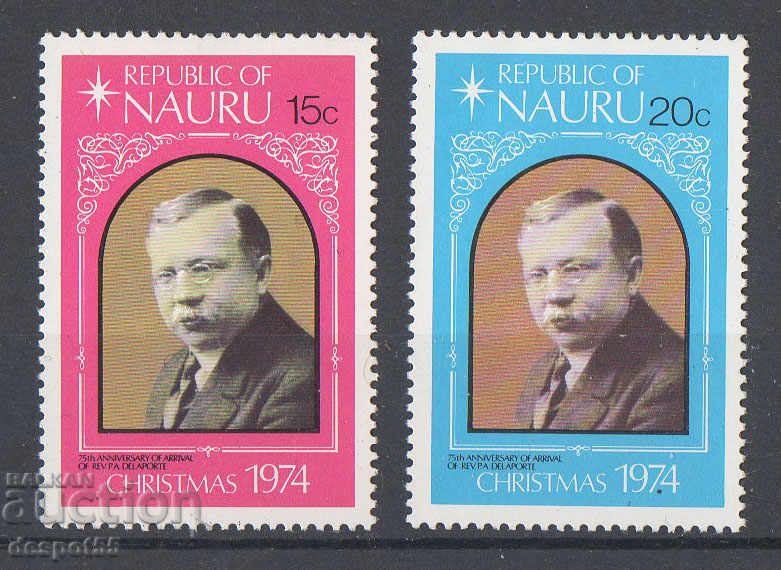 1974 Nauru. Crăciunul și 75 de ani de la sosirea lui Philip Delaport