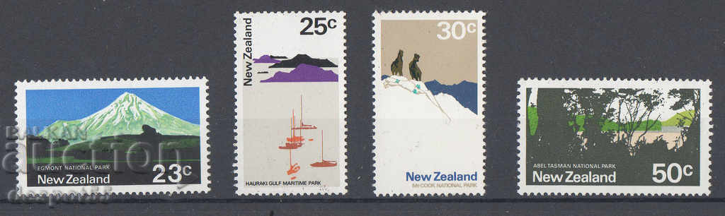 1970-76. Нова Зеландия. Национални паркове.
