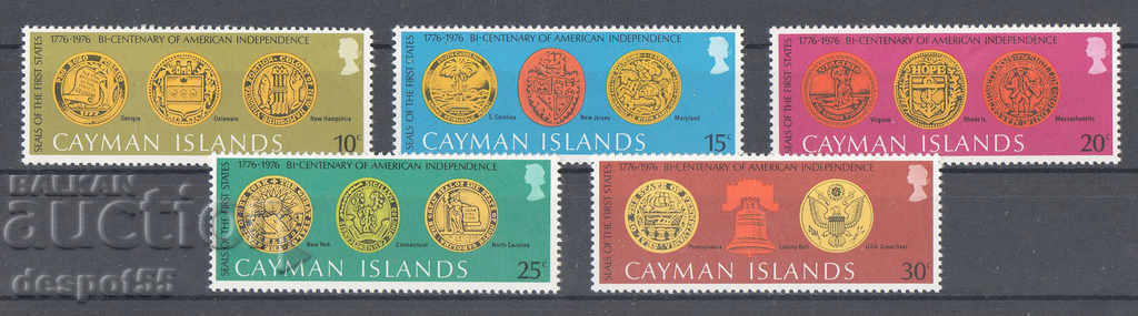 1976. The Cayman Islands. 200 years of US independence.