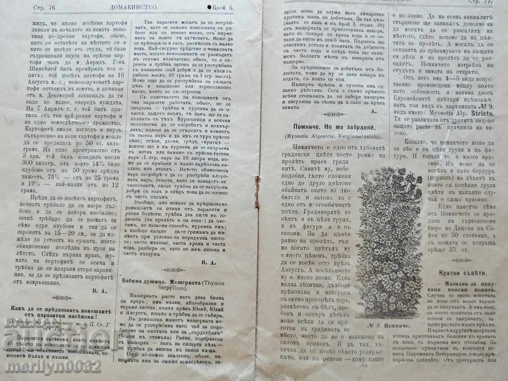 Very rare magazine Household 1903 - 6 Very rare magazine Household 1903 - 6