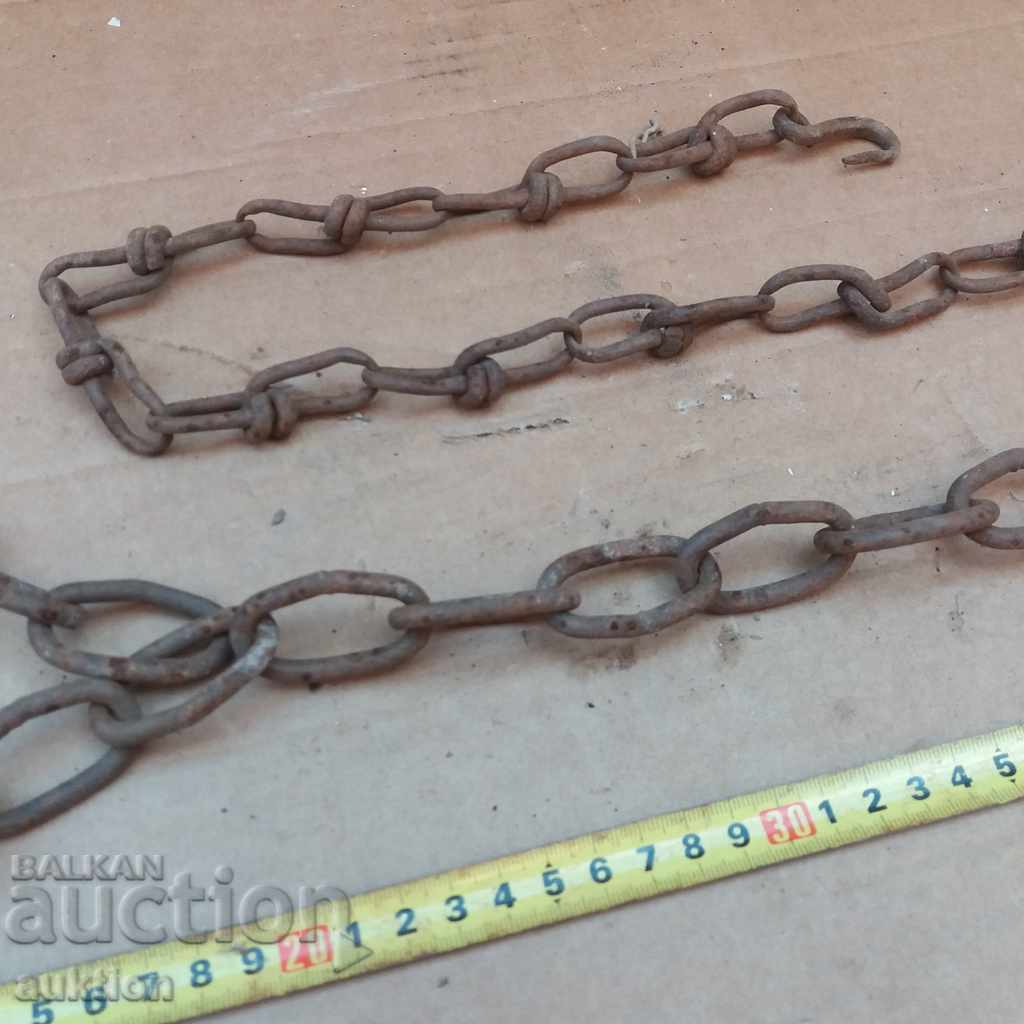 Auction OLD FORGED CHAIN, DECORATION CHAIN Auction OLD FORGED CHAIN, DECORATION CHAIN