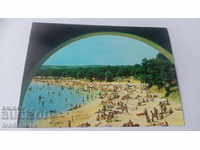 Пощенска картичка Къмпинг Перла Плажът 1975