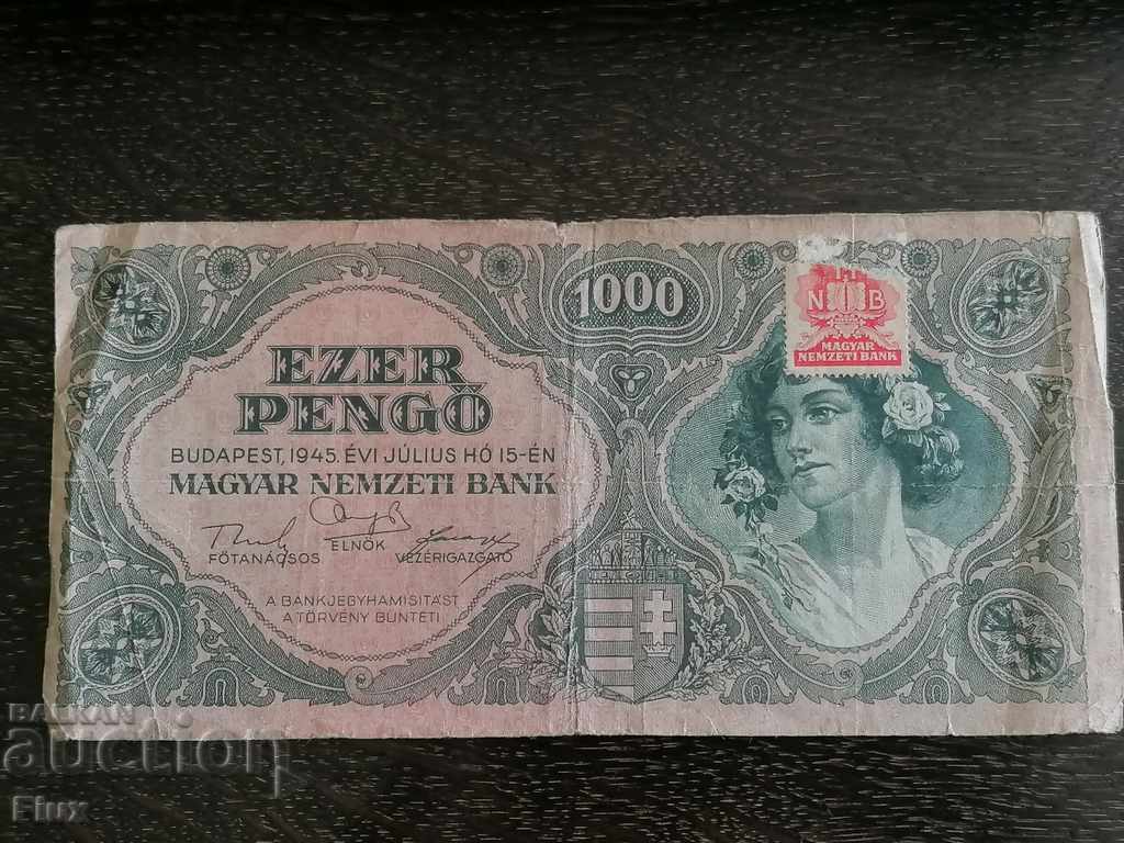 Τραπεζογραμμάτιο - Ουγγαρία - 1000 πιγκουίνοι 1945