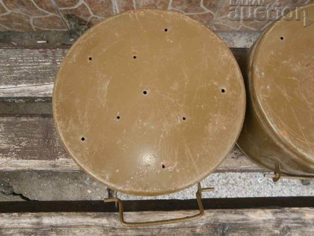 Delivery of old metal military boxes lot Delivery of old metal military boxes lot