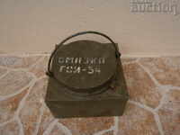 Cutie pentru vaselină gresor tub tubuleț de la ZIP anii '50