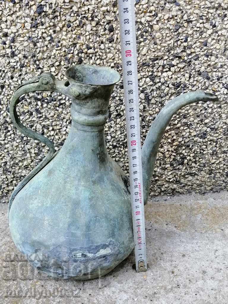 Auction  Old ottoman jug, jug, copper, copper vessel, teapot