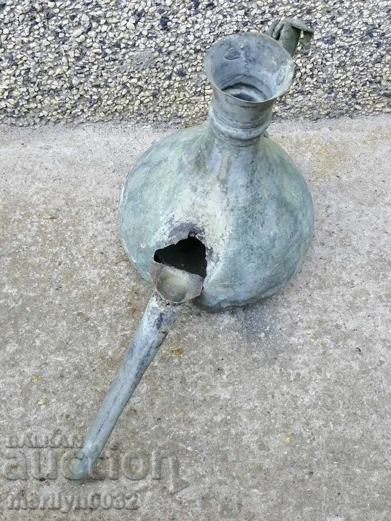 Old ottoman jug, jug, copper, copper vessel, teapot - 5