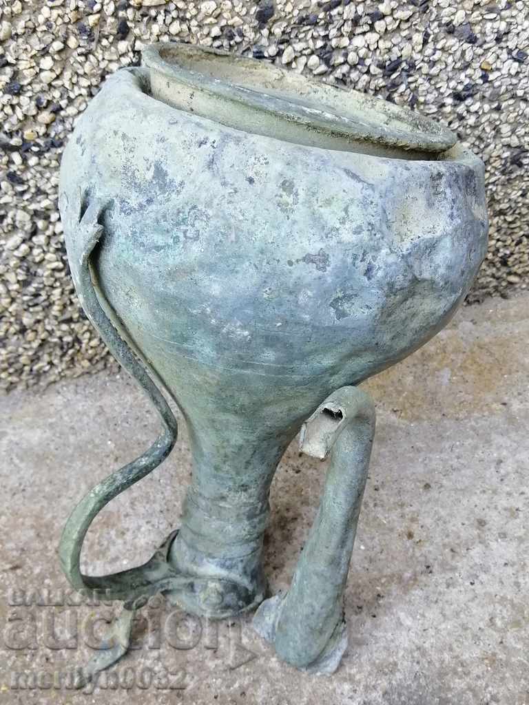 Old ottoman jug, jug, copper, copper vessel, teapot - 7