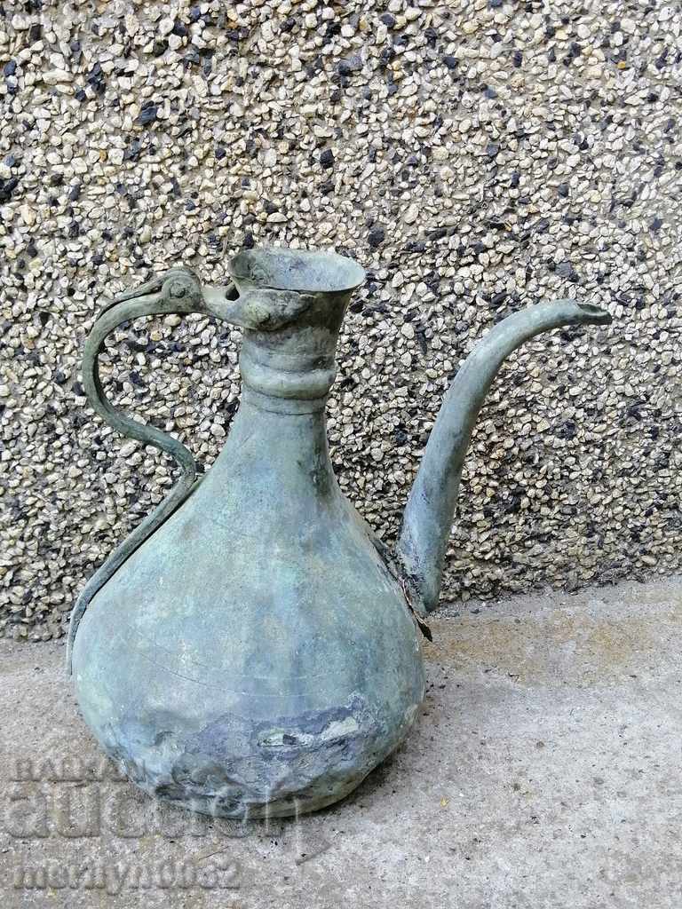 Old ottoman jug, jug, copper, copper vessel, teapot