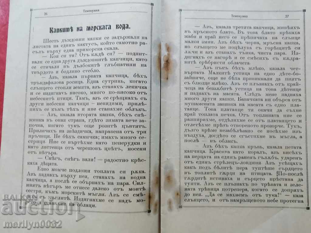 Delivery of Very rare children's magazine Temenuzhka 1909 Delivery of Very rare children's magazine Temenuzhka 1909