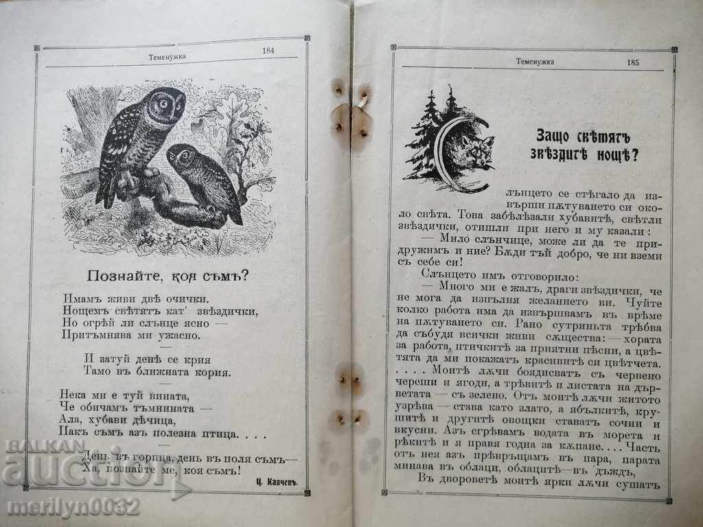 Very rare children's magazine Temenuzhka 1909 - 6 Very rare children's magazine Temenuzhka 1909 - 6