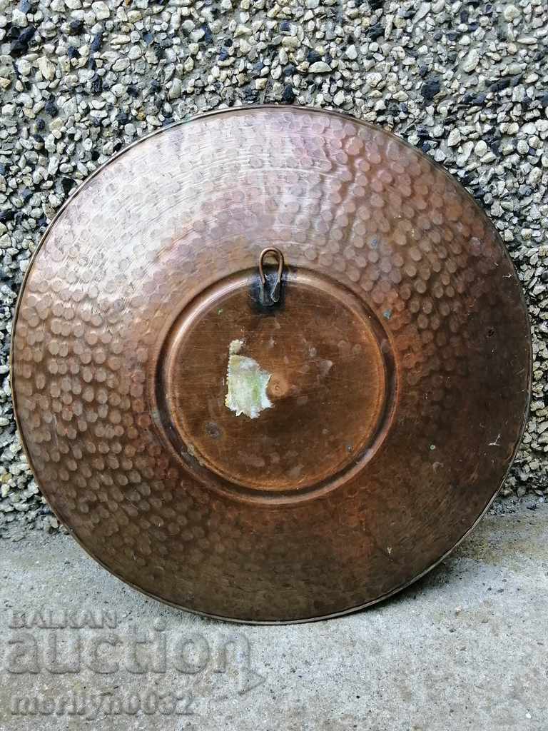 Χάλκινο πιάτο για τοίχο sahan, χάλκινο, δίσκος panica με τιμή 89.00 BGN | € 45.50 Χάλκινο πιάτο για τοίχο sahan, χάλκινο, δίσκος panica με τιμή 89.00 BGN | € 45.50