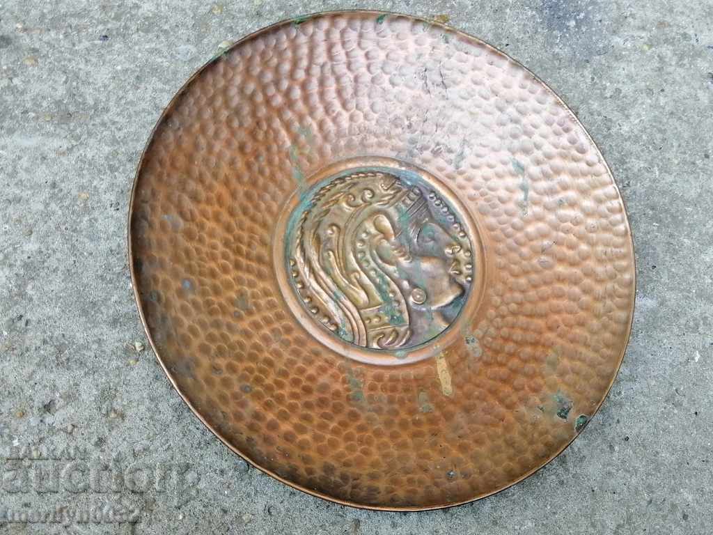 Χάλκινο πιάτο για τοίχο sahan, χάλκινο, δίσκος panica - 5 Χάλκινο πιάτο για τοίχο sahan, χάλκινο, δίσκος panica - 5