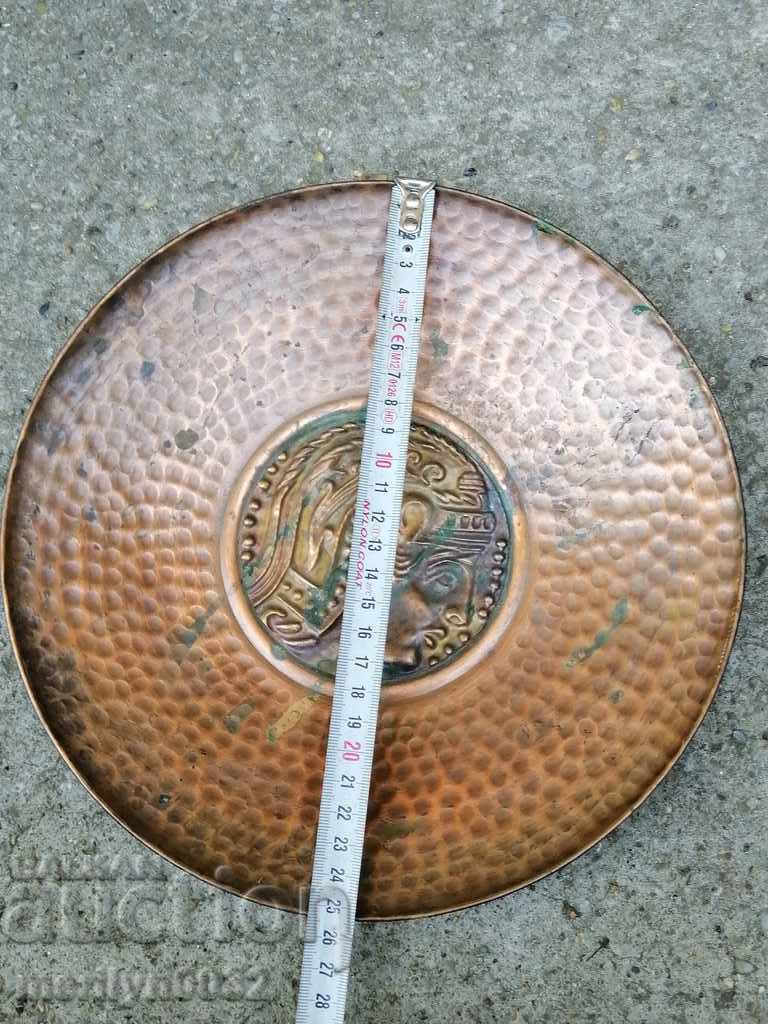 Χάλκινο πιάτο για τοίχο sahan, χάλκινο, δίσκος panica - 6 Χάλκινο πιάτο για τοίχο sahan, χάλκινο, δίσκος panica - 6