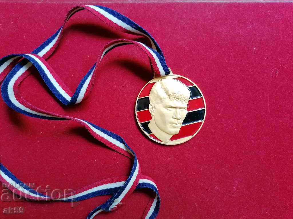 Lokomotiv Sofia football medal awarded - "N. Kotkov Tournament"