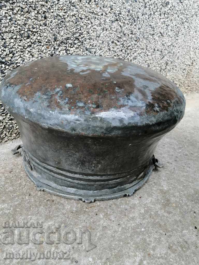 Gift cauldron inscription 1866 Harania copper copper vessel - 6