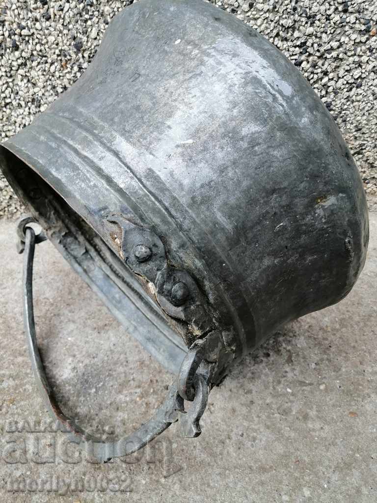 Gift cauldron inscription 1866 Harania copper copper vessel - 7