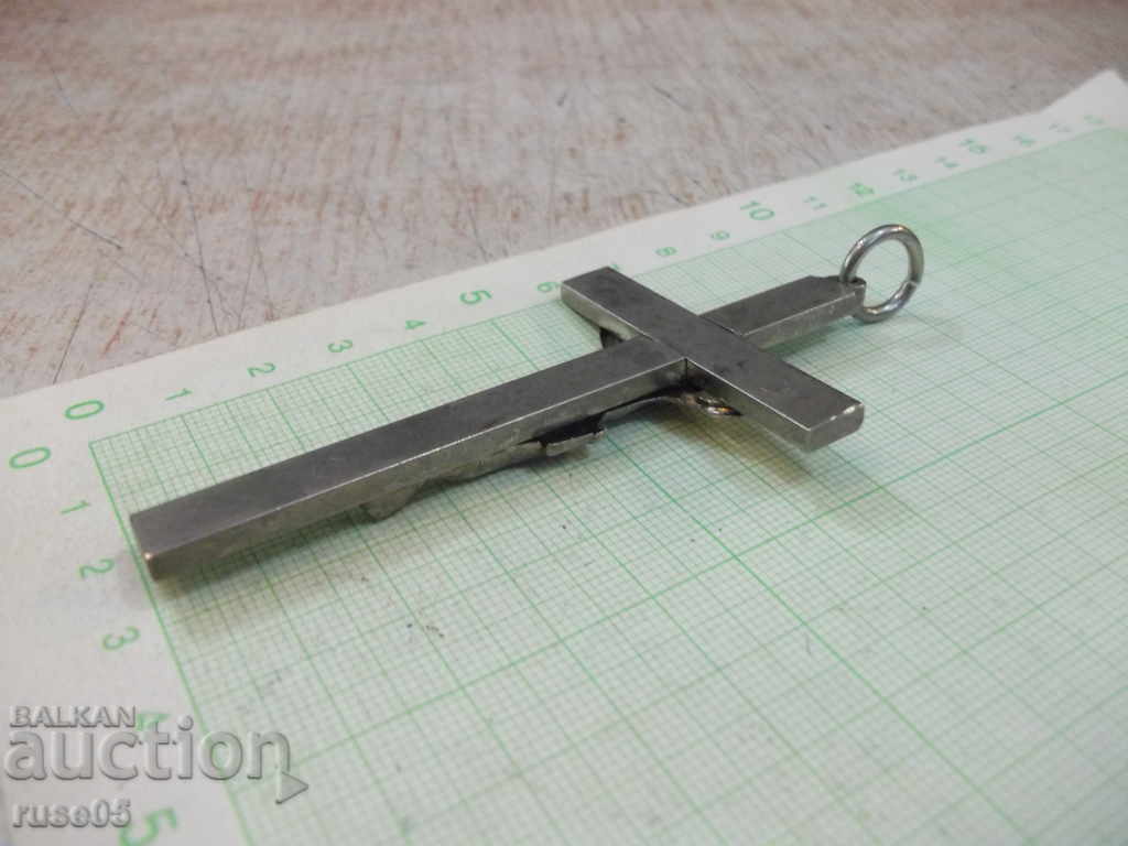 Cross with the crucifix made of white metal - 27.67 g. - 6 Cross with the crucifix made of white metal - 27.67 g. - 6